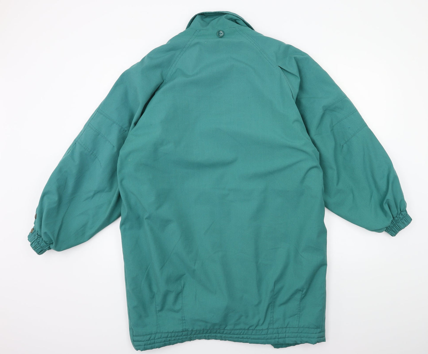 Preworn Womens Green   Overcoat Coat Size 12