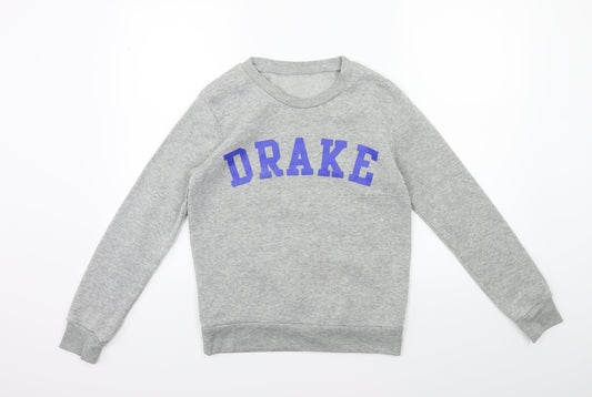 Preworn Womens Grey   Pullover Sweatshirt Size M  - drake