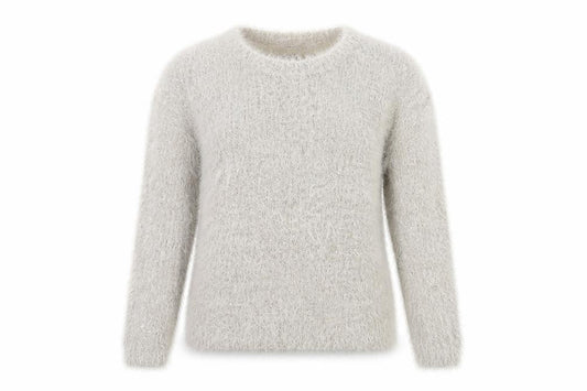 Front view of Atmosphere women’s gold knit jumper, size UK 14