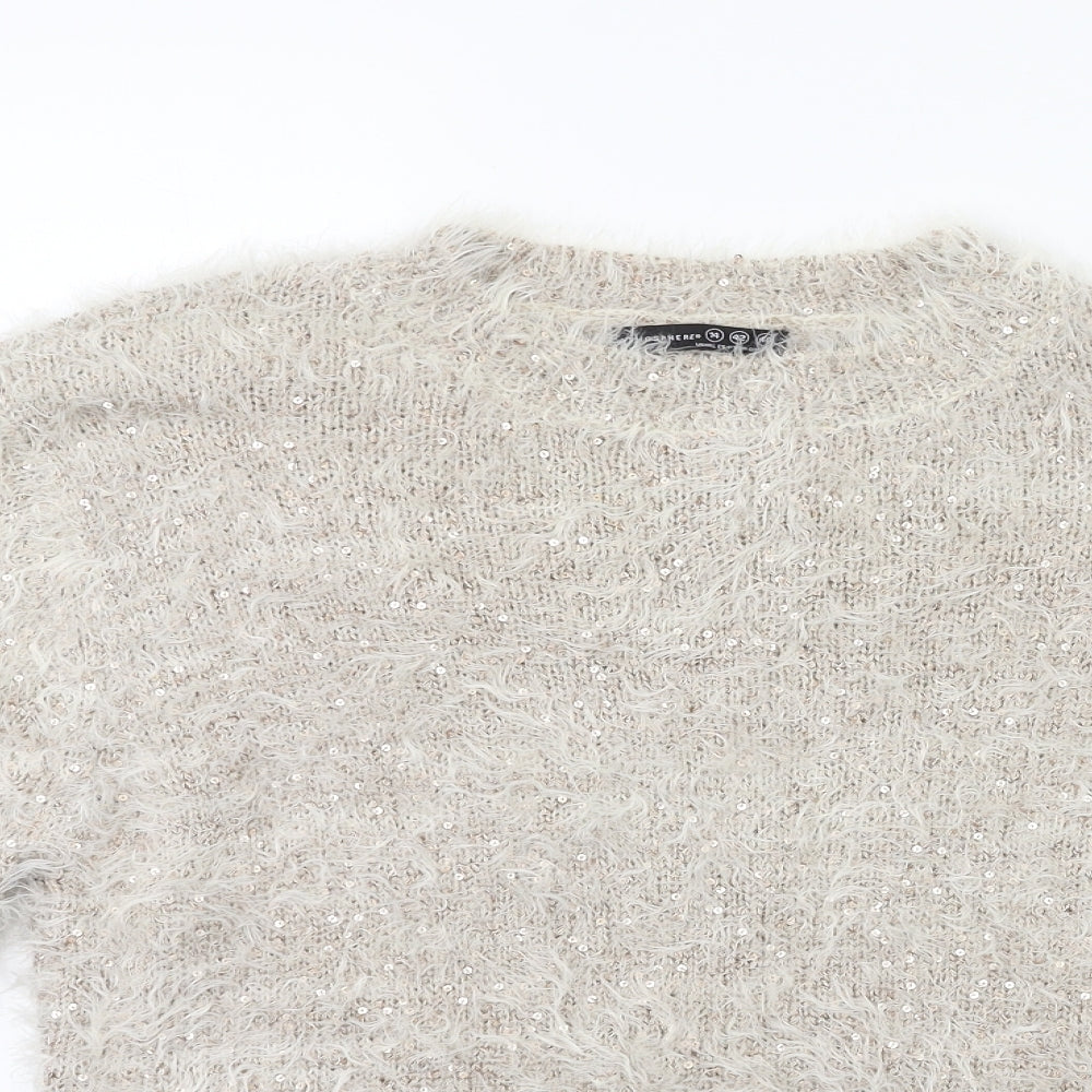 Atmosphere Womens Gold  Knit Pullover Jumper Size 14