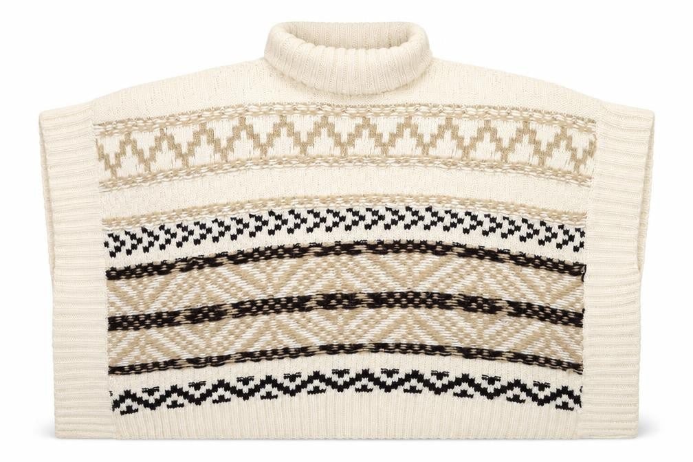 New Look Womens Beige Striped Knit Pullover Jumper Size M