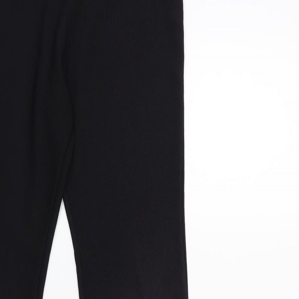 Preworn Womens Black   Trousers  Size 10 L28 in