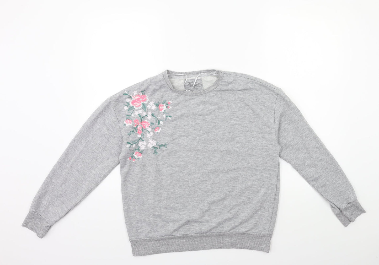 Primark Womens Grey   Pullover Sweatshirt Size S