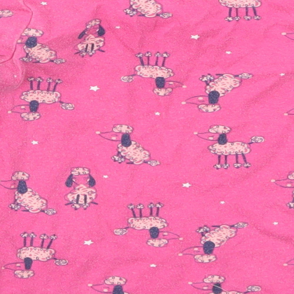 George Girls Pink Solid  Cami Pyjama Top Size 18-24 Months  - Poodle Print