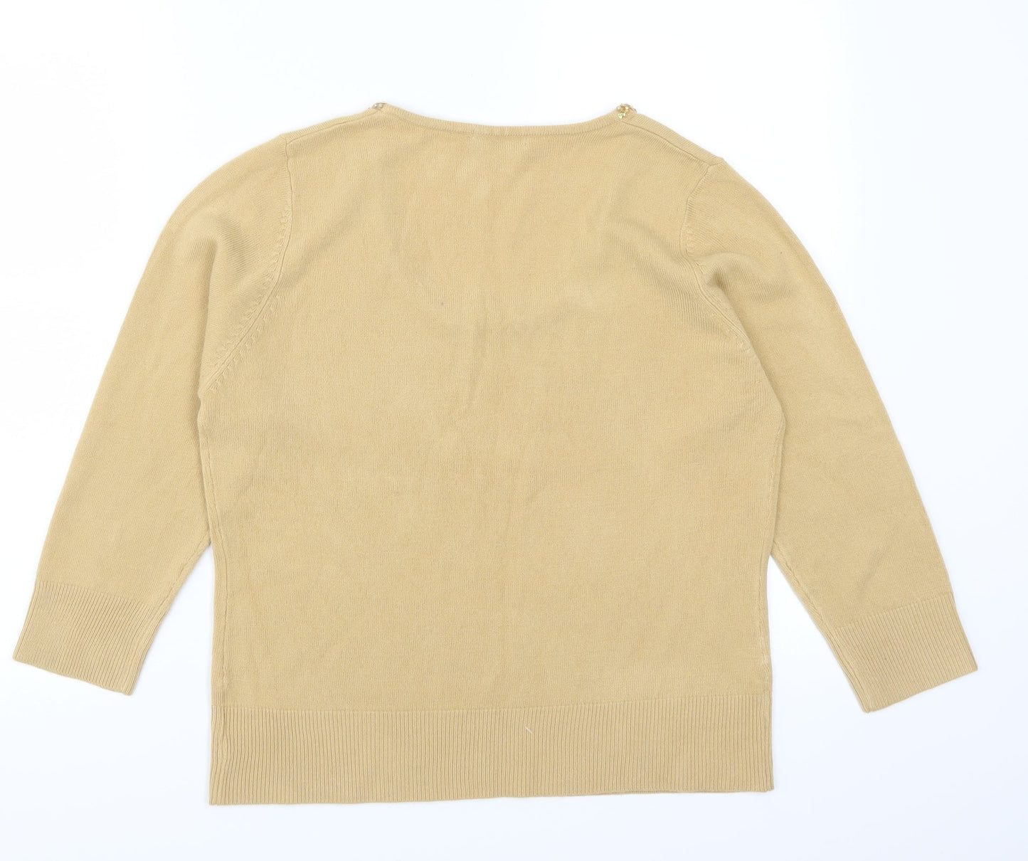 XE Womens Beige   Pullover Jumper Size XL