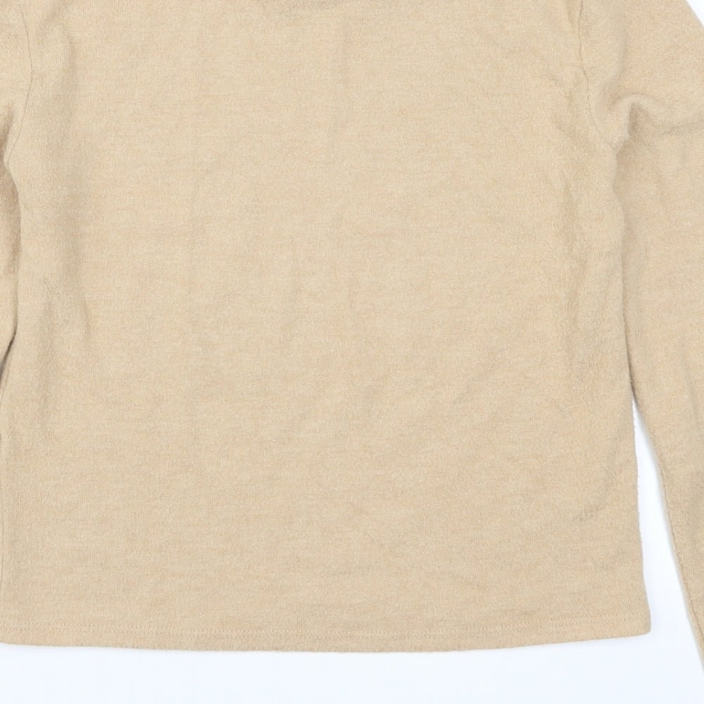 Zara Womens Beige   Pullover Jumper Size L