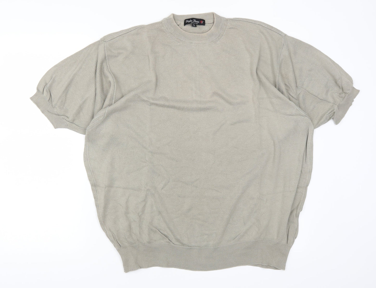 Giglio Rosso Womens Grey   Basic T-Shirt Size L