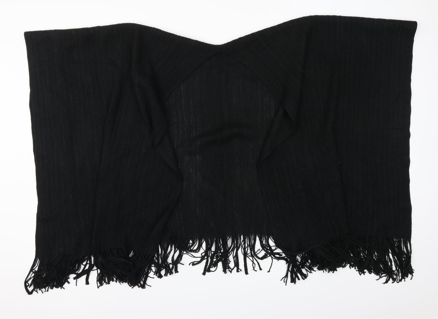 Preworn Womens Black    Shawl/Wrap