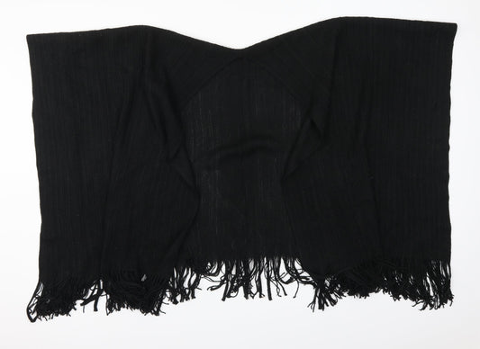 Preworn Womens Black    Shawl/Wrap