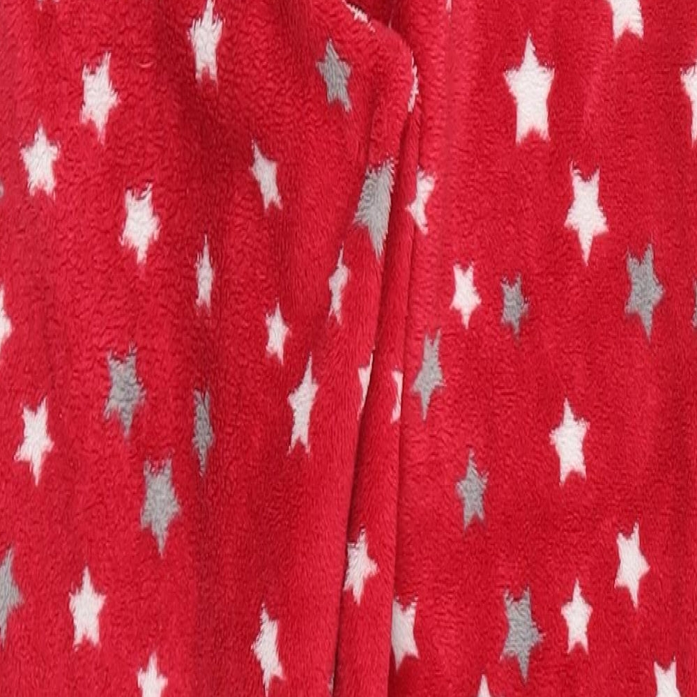 Matalan Womens Red Geometric  Trousers  Size M L26 in - Stars Loungewear
