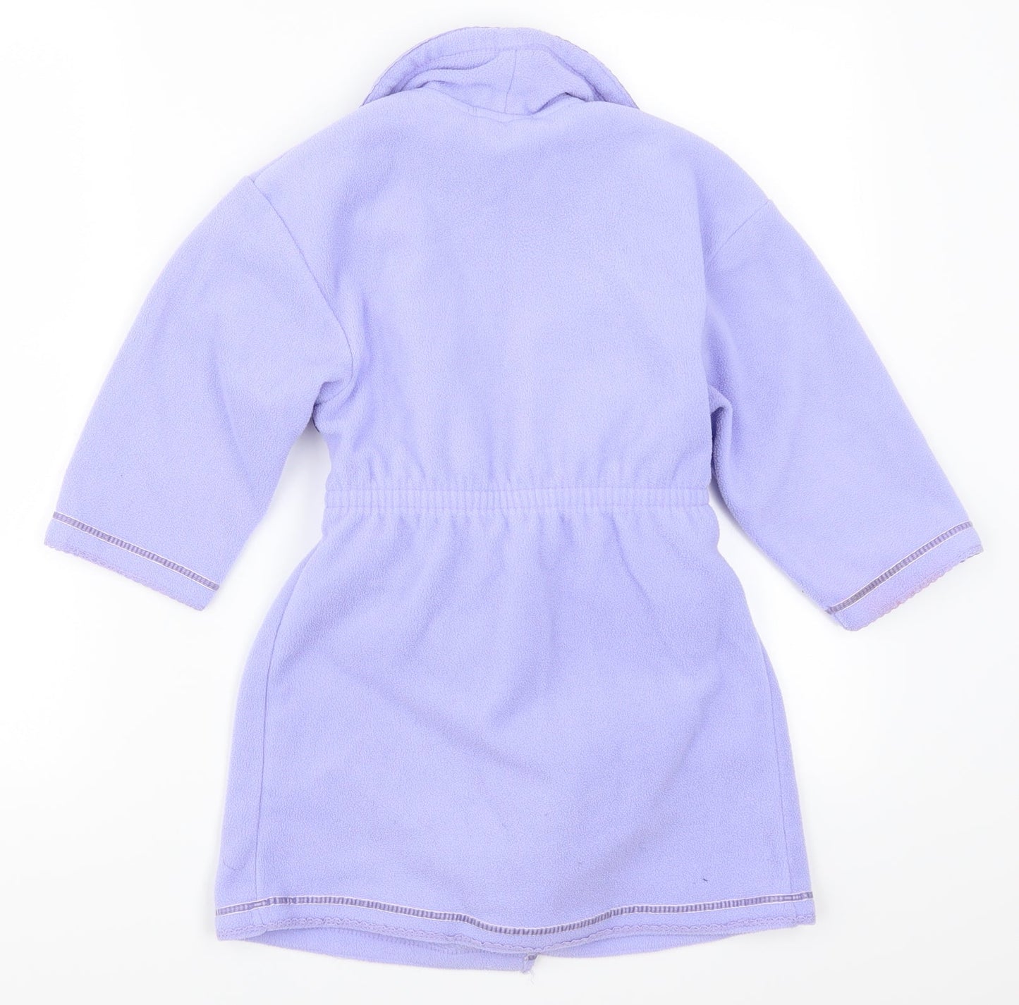 Primark Girls Purple Solid  Kimono Pyjama Top Size 3-4 Years