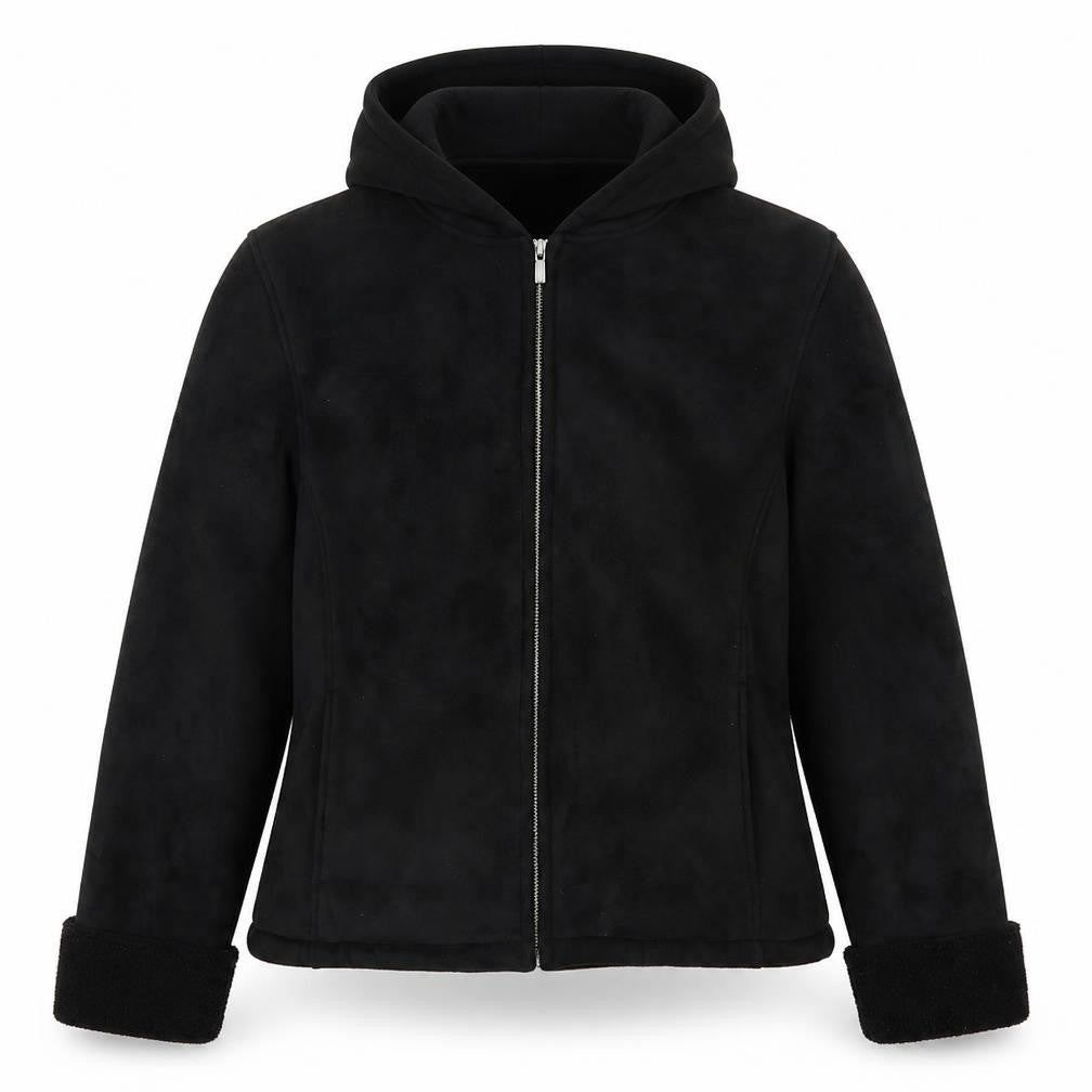 Papaya Womens Black   Jacket Coat Size 12