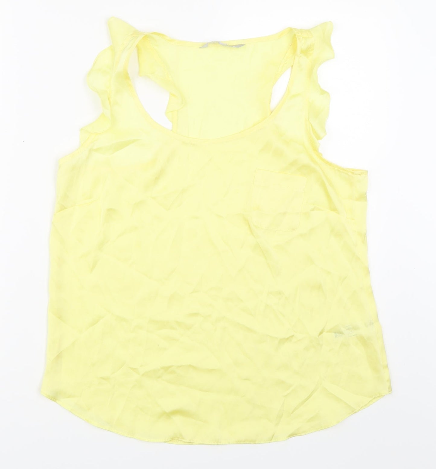 Red Herring Womens Yellow   Basic Blouse Size 12