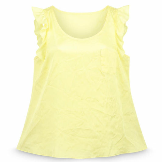 Red Herring Womens Yellow   Basic Blouse Size 12