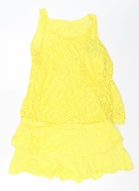 Beni-Basket Womens Yellow   Mini  Size L