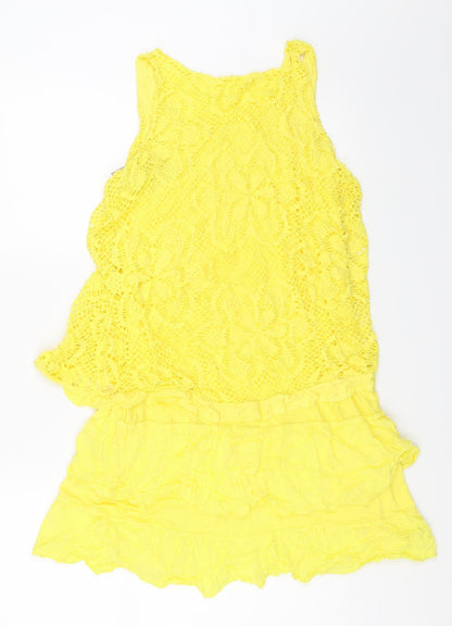 Beni-Basket Womens Yellow   Mini  Size L
