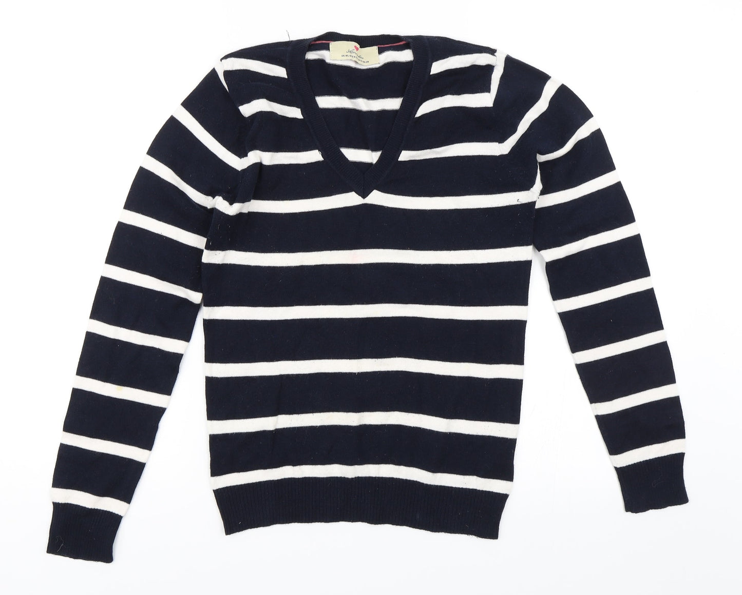 Atmosphere Womens Blue Striped  Pullover Jumper Size 10