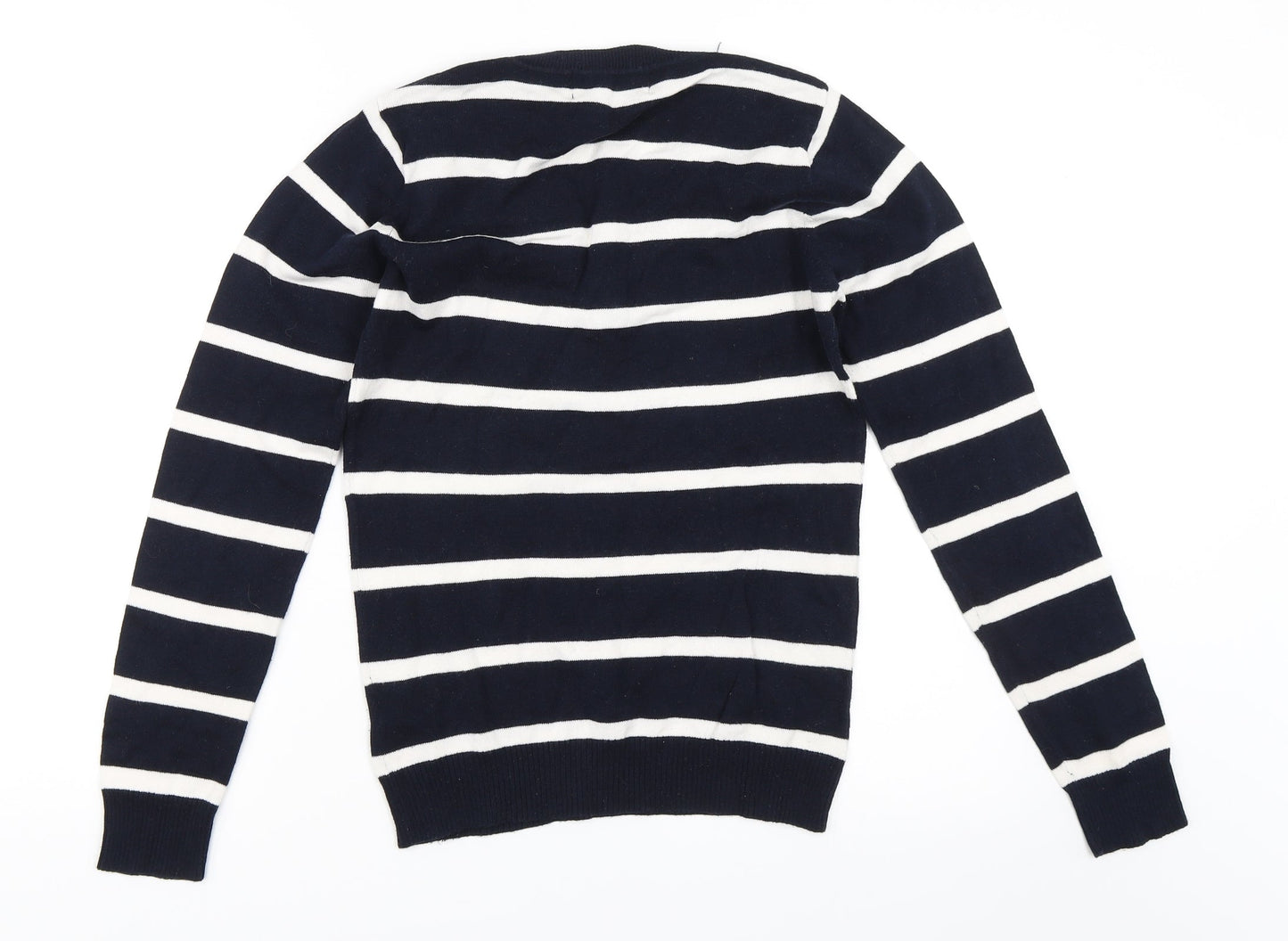 Atmosphere Womens Blue Striped  Pullover Jumper Size 10