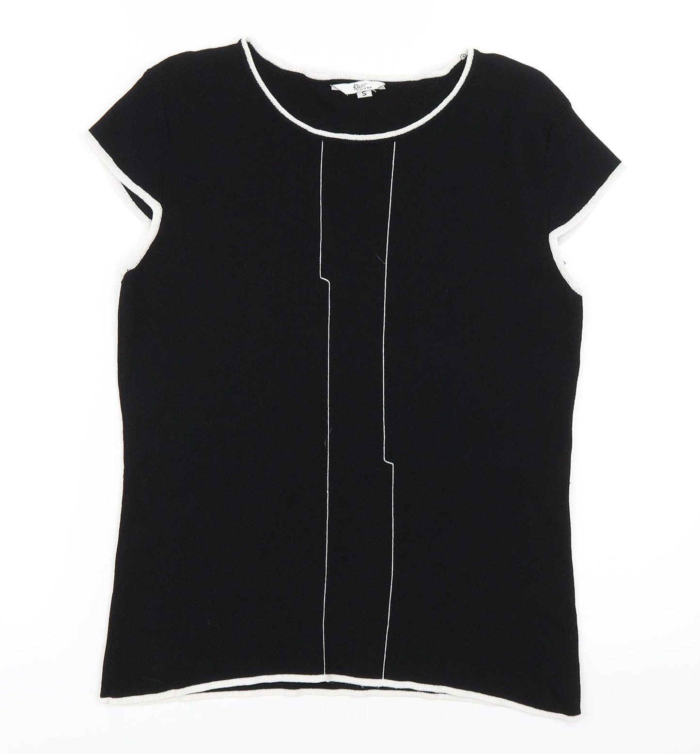 Klass Collection Womens Black   Basic Blouse Size S