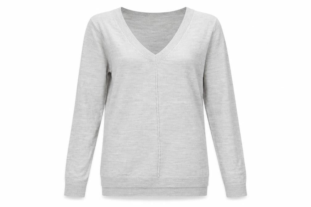 Atmosphere Womens Grey  Knit Pullover Jumper Size 4