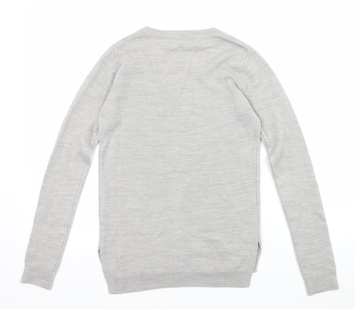 Atmosphere Womens Grey  Knit Pullover Jumper Size 4