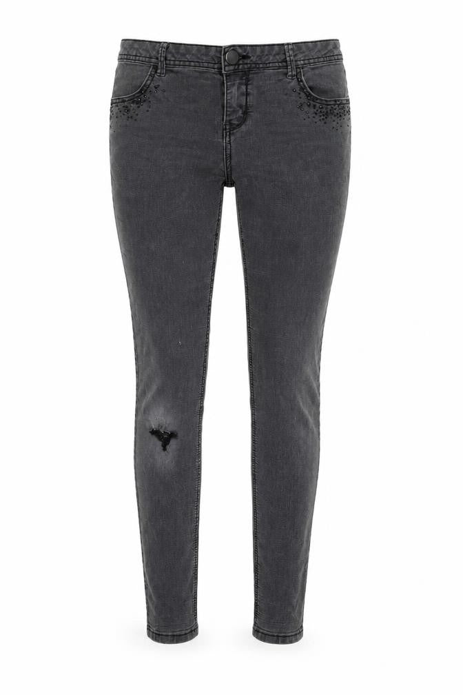 Dorothy Perkins   Womens Grey   Skinny Jeans Size 12 L26 in