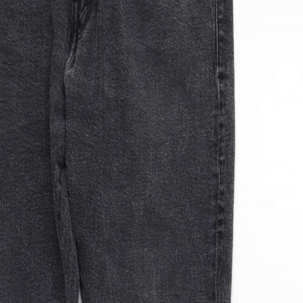 H&M Womens Grey   Straight Jeans Size 30 in L32 in