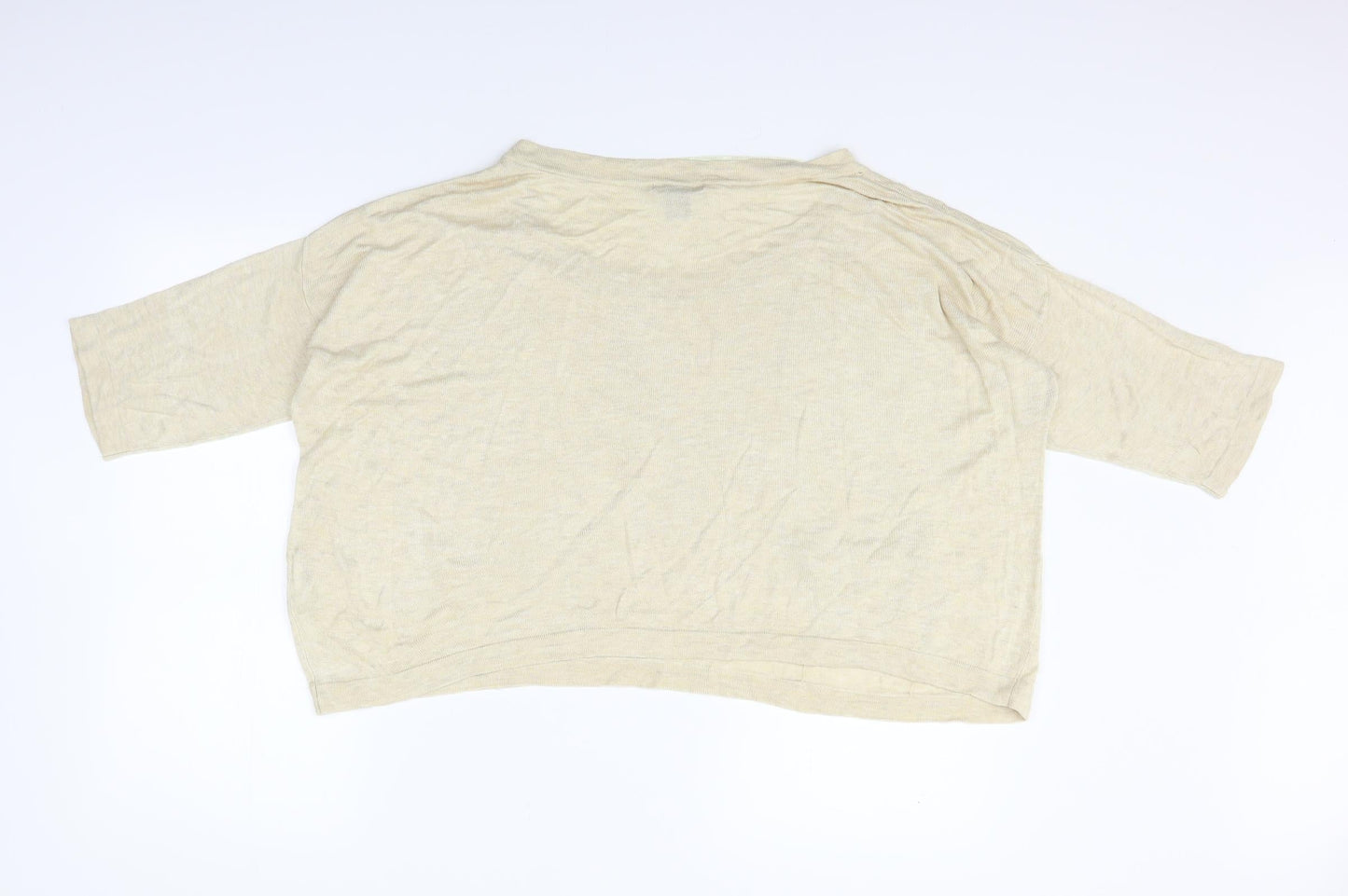 H&M Womens Beige   Pullover Jumper Size L