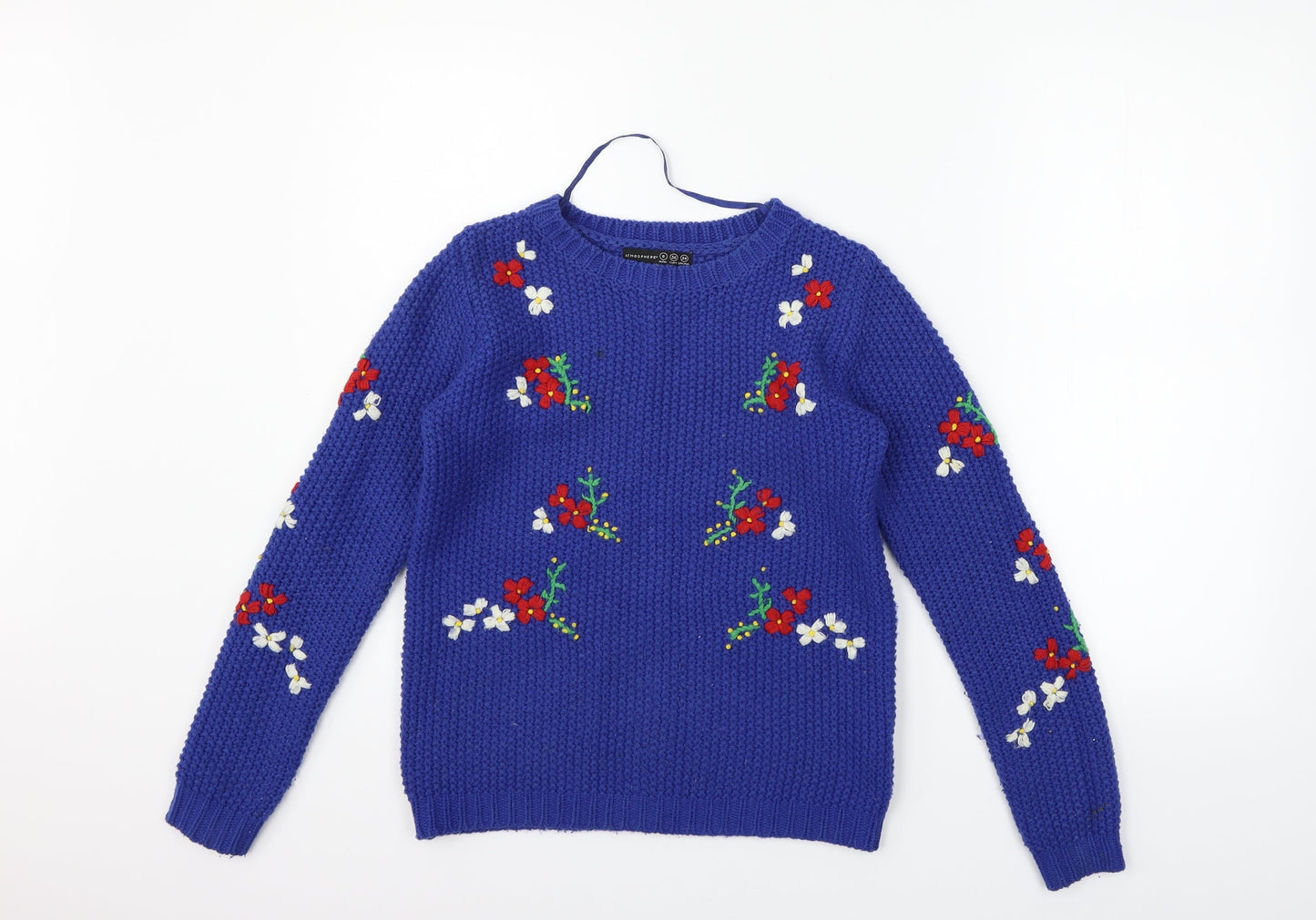 Atmosphere Womens Blue   Pullover Jumper Size 8