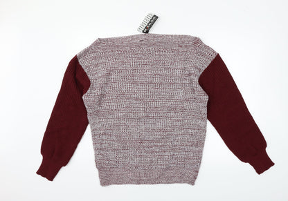 Be Jealous Womens Grey   Pullover Jumper Size M