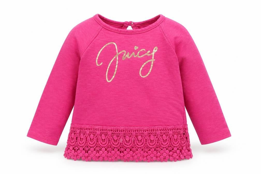 Juicy Couture Baby Pink   Basic T-Shirt Size 6-9 Months