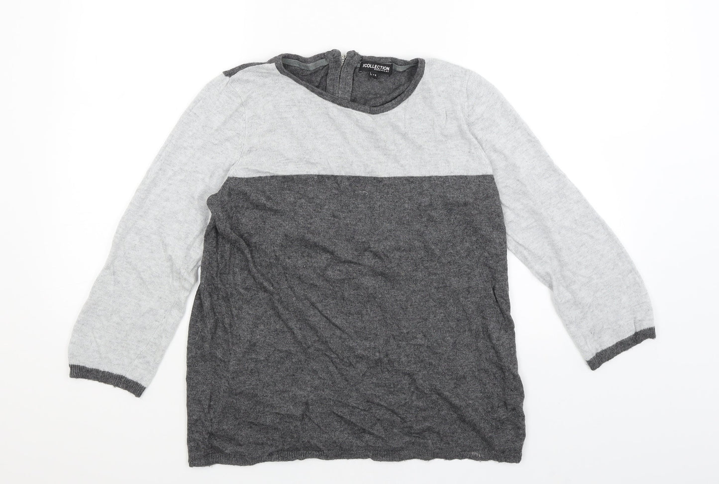 The Collection Womens Grey   Pullover Jumper Size 12