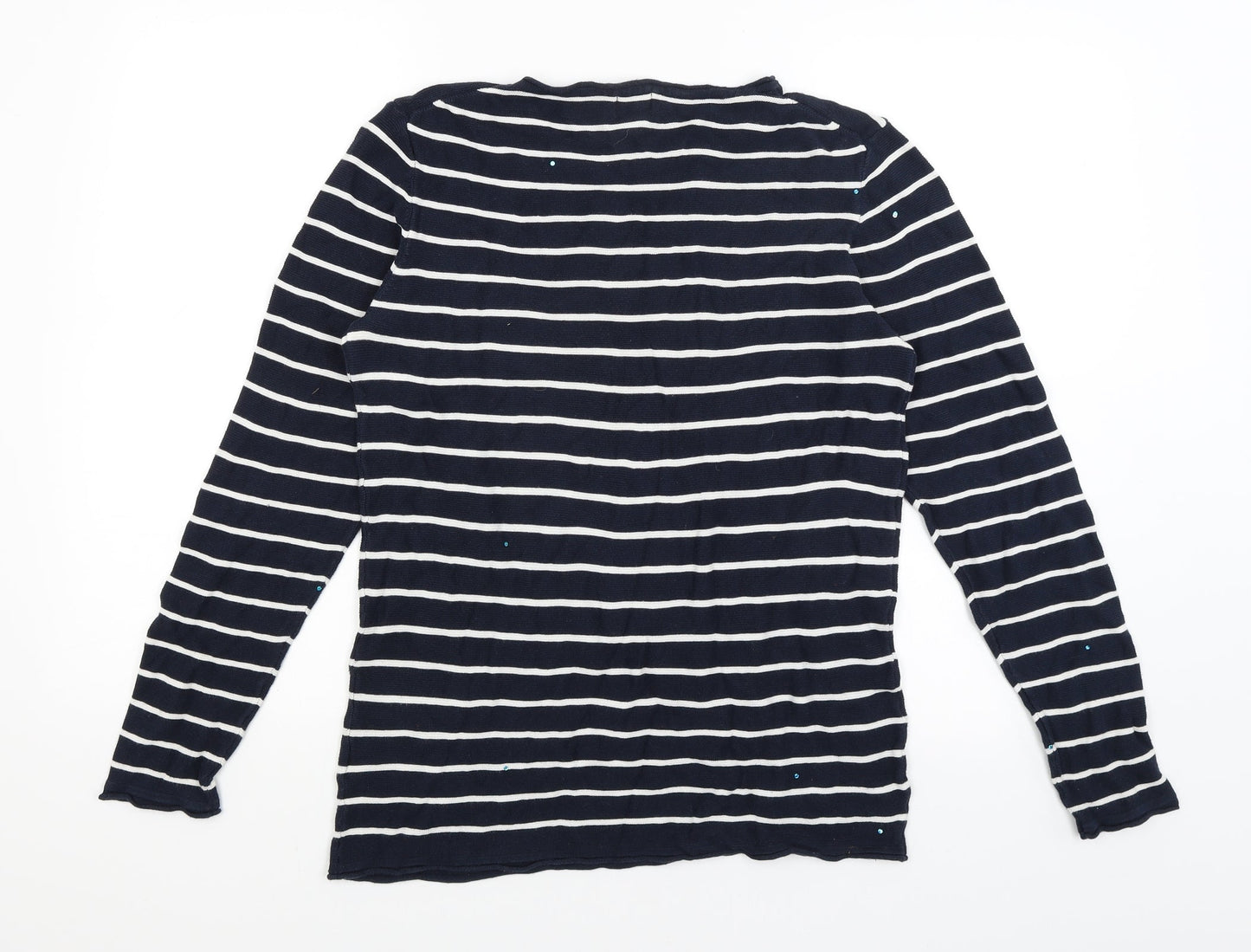 H&M Womens Blue   Pullover Jumper Size L