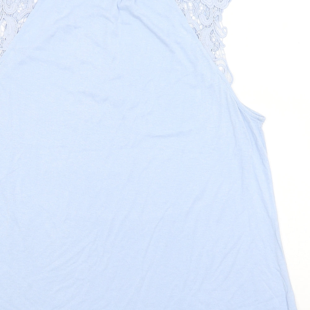 H&M Womens Blue   Basic Tank Size L