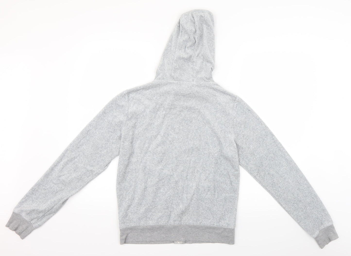 Primark Womens Grey   Full Zip Hoodie Size 12