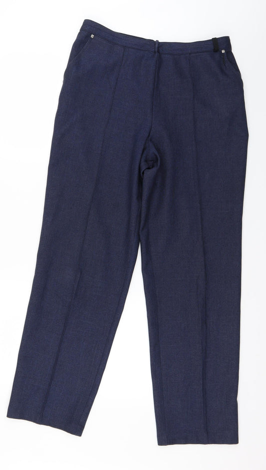 Marks and Spencer Womens Blue   Dress Pants Trousers Size 12 L26 in
