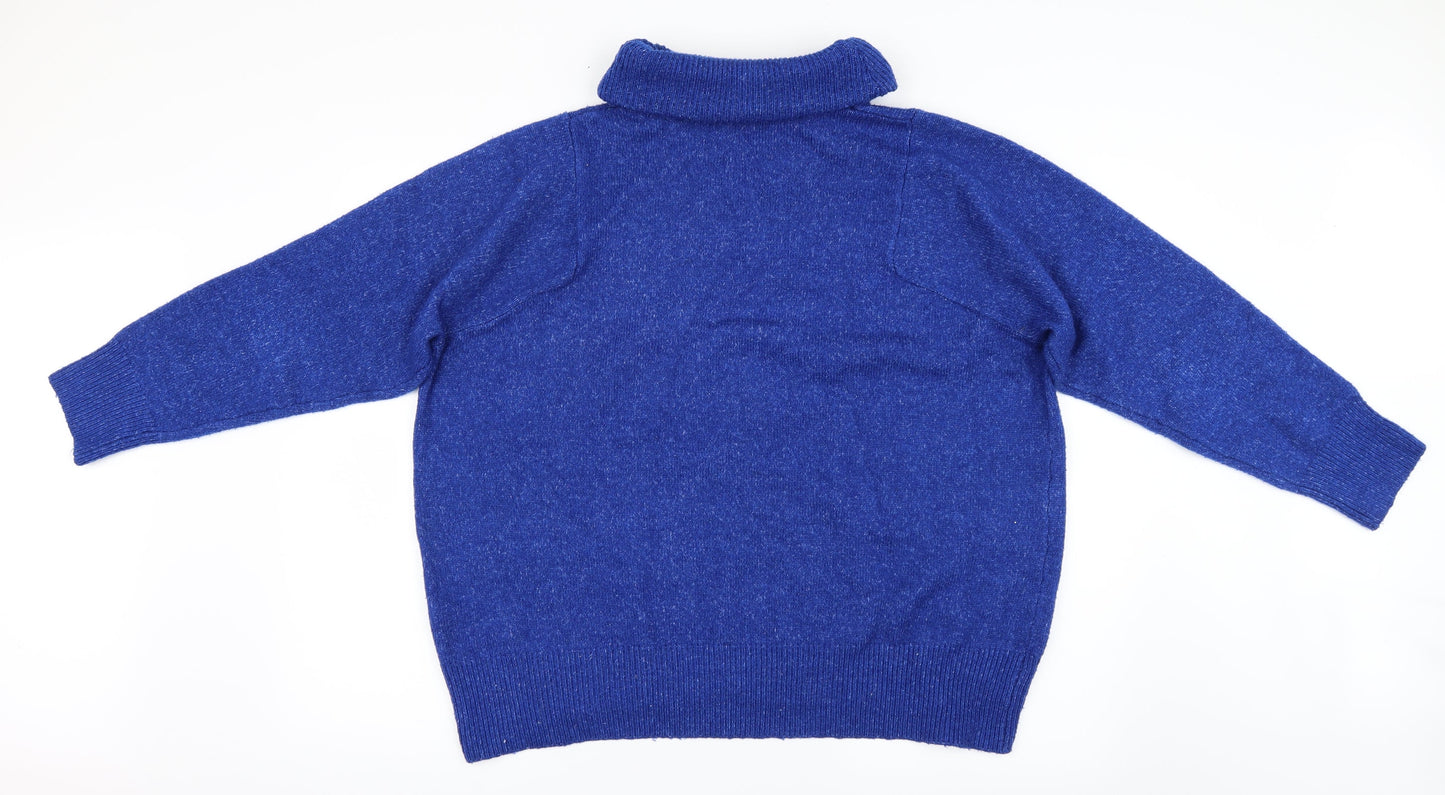 George Womens Blue   Pullover Jumper Size M
