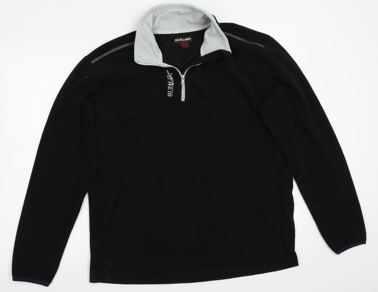 Atlas for Men Mens Black   Pullover Jumper Size M