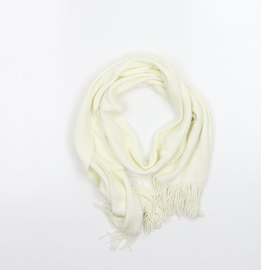 Preworn Womens White    Scarf