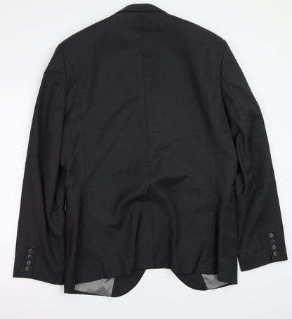 Next Mens Grey   Jacket Suit Jacket Size 42