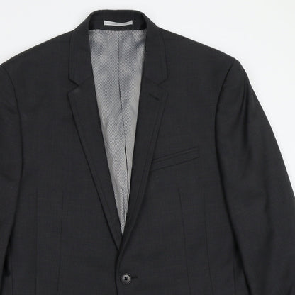 Next Mens Grey   Jacket Suit Jacket Size 42