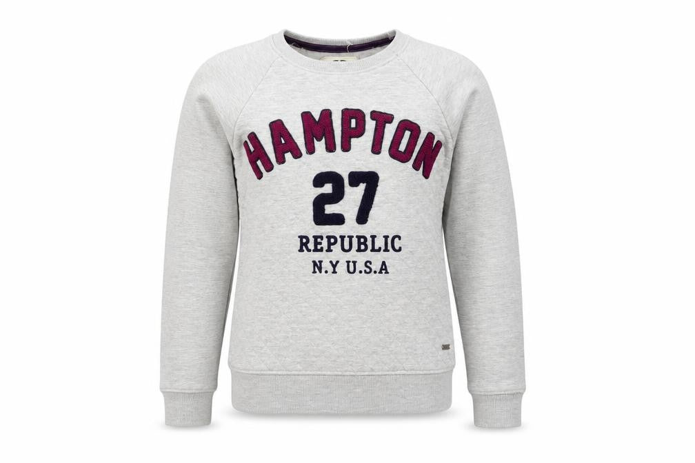 Hampton Republic Girls Grey   Pullover Jumper Size 14 Years