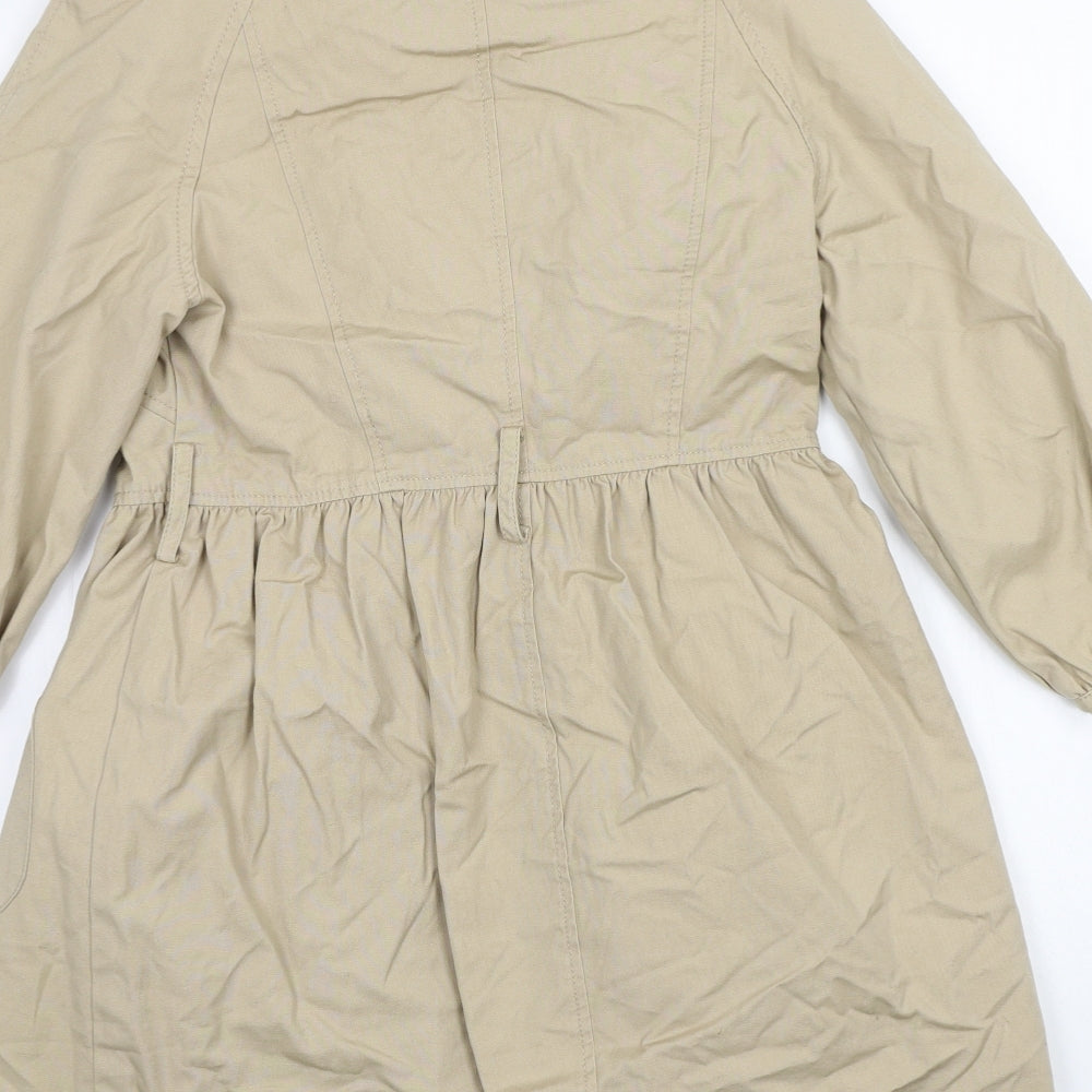 Primark Womens Beige   Jacket Coat Size 8