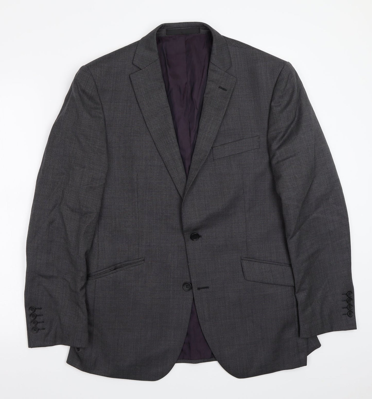 Marks and Spencer Mens Grey   Jacket Suit Jacket Size 40