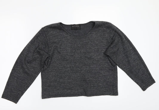 Natural feeling Womens Grey   Pullover Jumper One Size