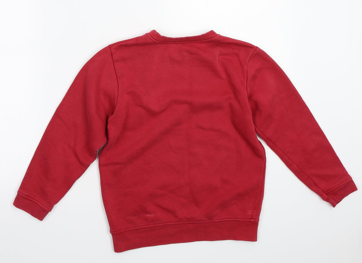 Nutmeg Girls Red   Pullover Jumper Size 5-6 Years