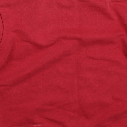 Nutmeg Girls Red   Pullover Jumper Size 5-6 Years