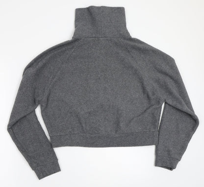 Additional front view of I SAW IT FIRST women’s grey jumper, size UK 10
