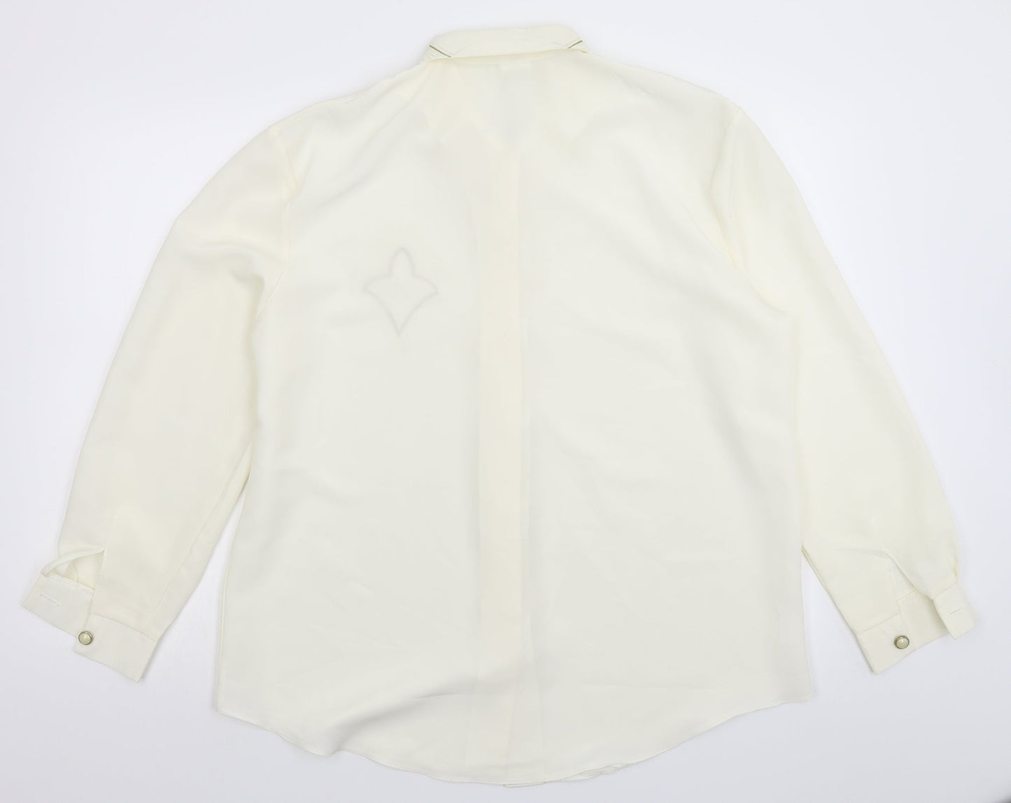 Preworn Womens White   Basic Button-Up Size 20