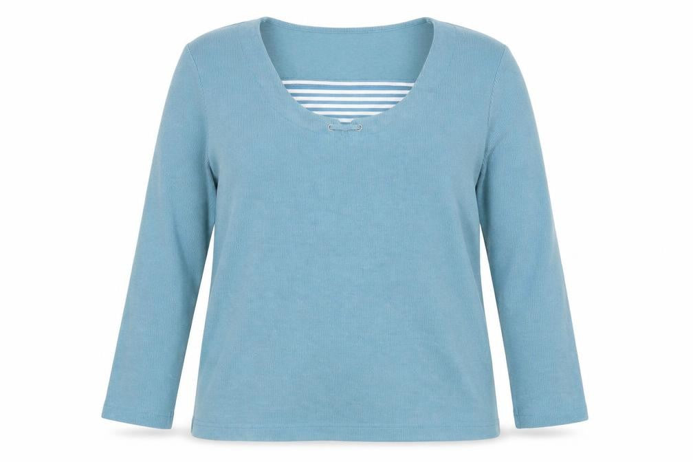 BM Womens Blue   Pullover Sweatshirt Size M